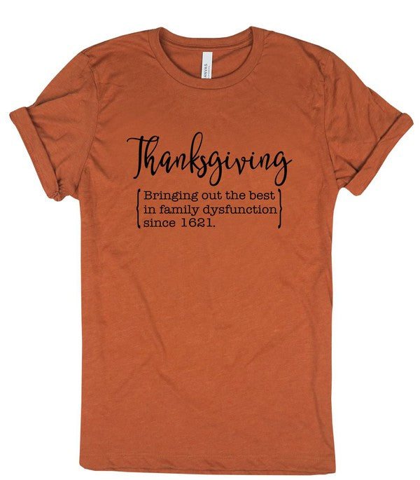 Thanksgiving Family Graphic Tee