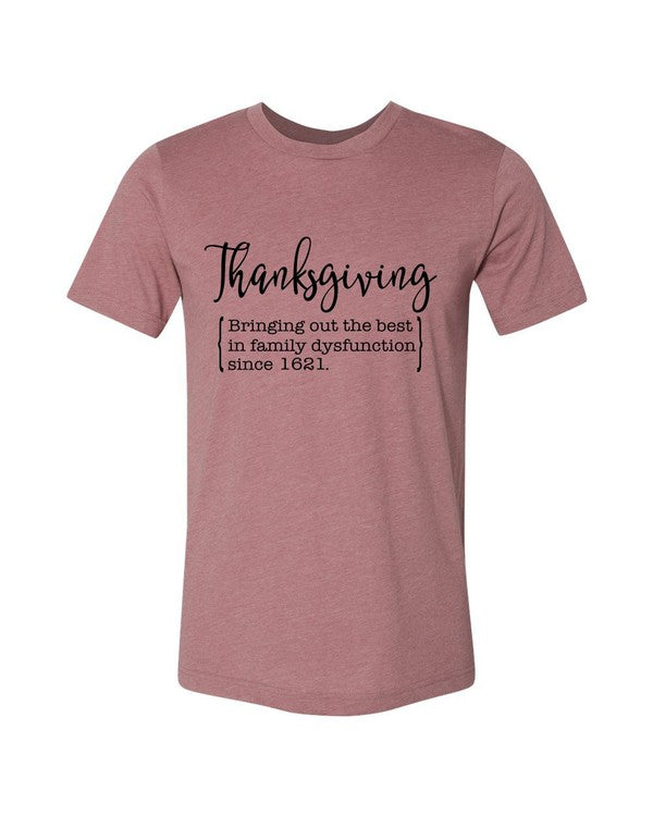 Thanksgiving Family Graphic Tee