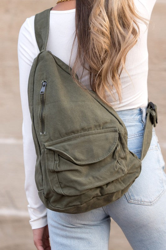 Oversized Canvas Sling