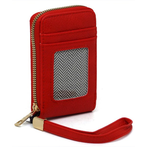 Fashion Accordion Card Holder Wallet Wristlet